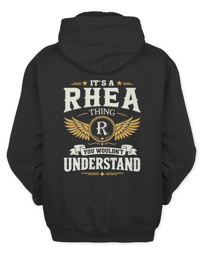 RHEA KT06-M008 It’s a [NAME] Thing – You Wouldn’t Understand | Personalized Vintage T-Shirt - Unisex Hoodie - Black