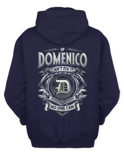DOMENICO AP81-K4-626 - Personalized Ahmed Quote Apparel “If Ahmed Can't Fix It, No One Can” - Unisex Hoodie - Navy