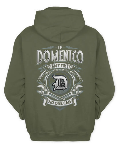 DOMENICO AP81-K4-626 - Personalized Ahmed Quote Apparel “If Ahmed Can't Fix It, No One Can” - Unisex Hoodie - Military Green