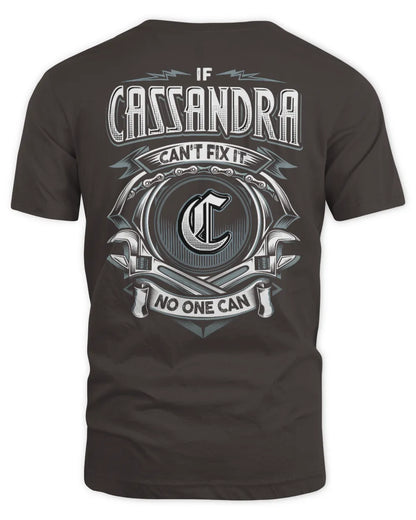 CASSANDRA AP81-K4-626 - Personalized Ahmed Quote Apparel “If Ahmed Can't Fix It, No One Can” - Unisex Standard T-Shirt - Dark Chocolate