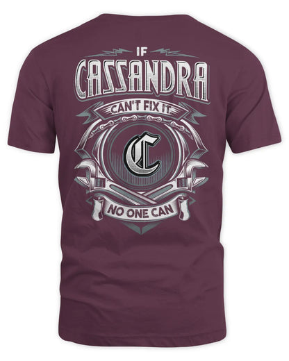 CASSANDRA AP81-K4-626 - Personalized Ahmed Quote Apparel “If Ahmed Can't Fix It, No One Can” - Unisex Standard T-Shirt - Maroon