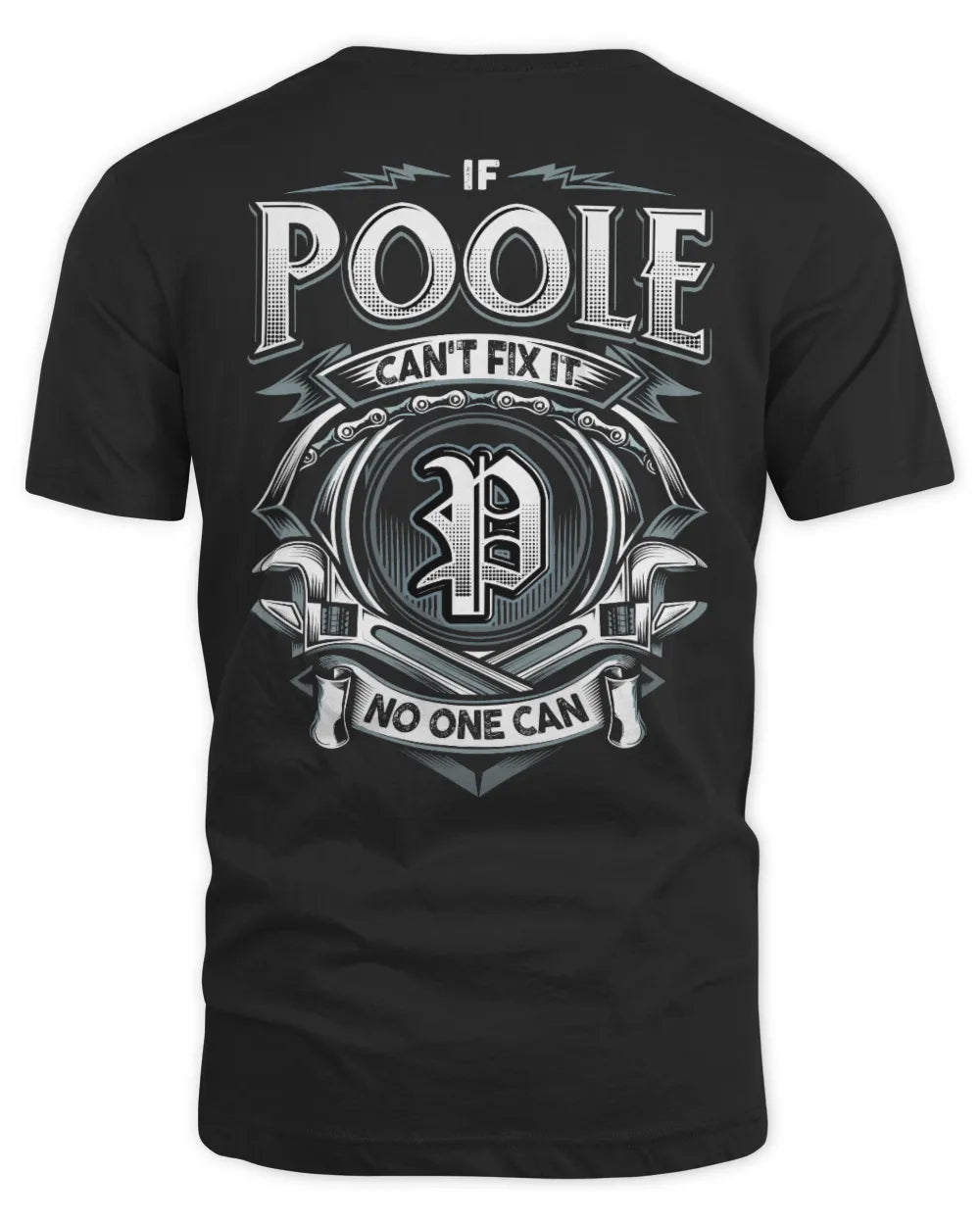 POOLE AP81-K4-626 - Personalized Ahmed Quote Apparel “If Ahmed Can't Fix It, No One Can” - Unisex Standard T-Shirt - Black