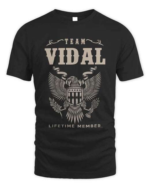 VIDAL TP06-K82 – Personalized Classic Style Apparel “Team NAME Lifetime Member”