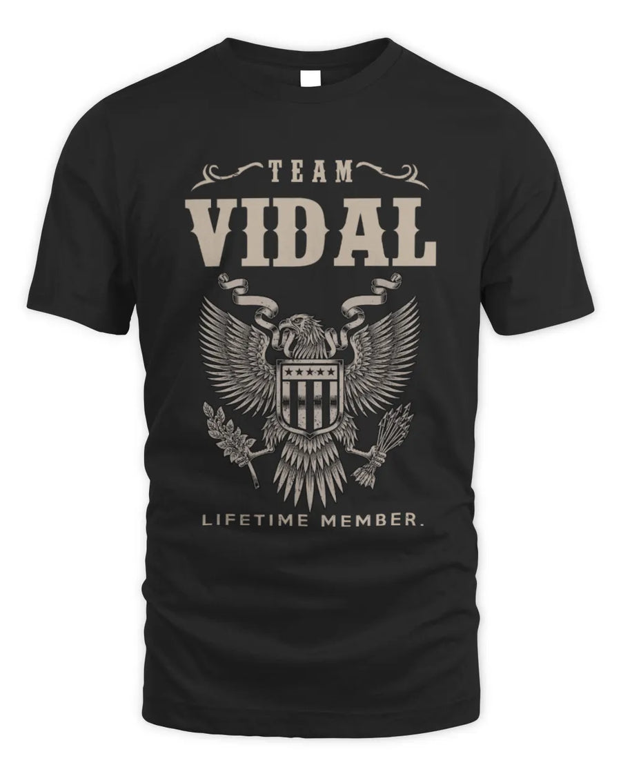 VIDAL TP06-K82 – Personalized Classic Style Apparel “Team NAME Lifetime Member”