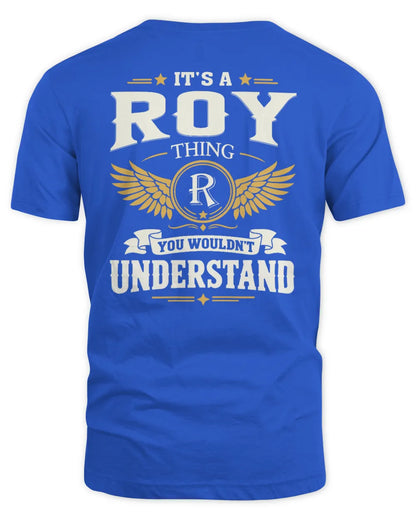 ROY KT06-M008 It’s a [NAME] Thing – You Wouldn’t Understand | Personalized Vintage T-Shirt - Unisex Standard T-Shirt - Royal