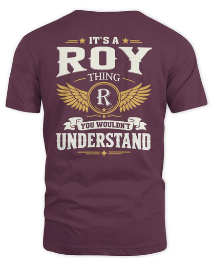 ROY KT06-M008 It’s a [NAME] Thing – You Wouldn’t Understand | Personalized Vintage T-Shirt - Unisex Standard T-Shirt - Maroon