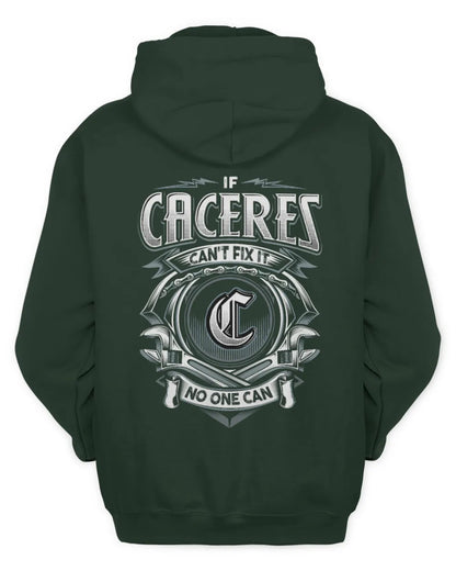 CACERES AP81-K4-626 - Personalized Ahmed Quote Apparel “If Ahmed Can't Fix It, No One Can” - Unisex Hoodie - Forest Green