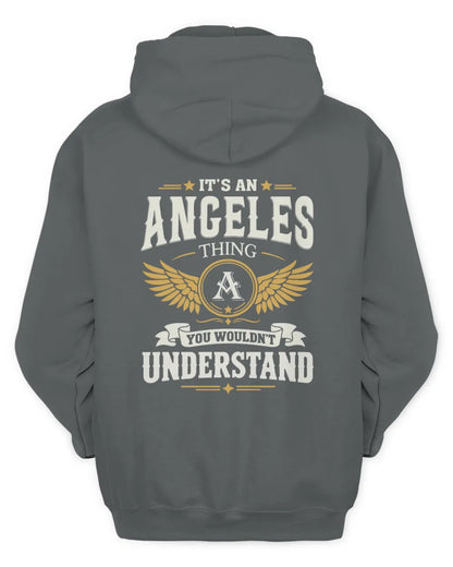 ANGELES KT06-M008 It’s a [NAME] Thing – You Wouldn’t Understand | Personalized Vintage T-Shirt - Unisex Hoodie - Charcoal