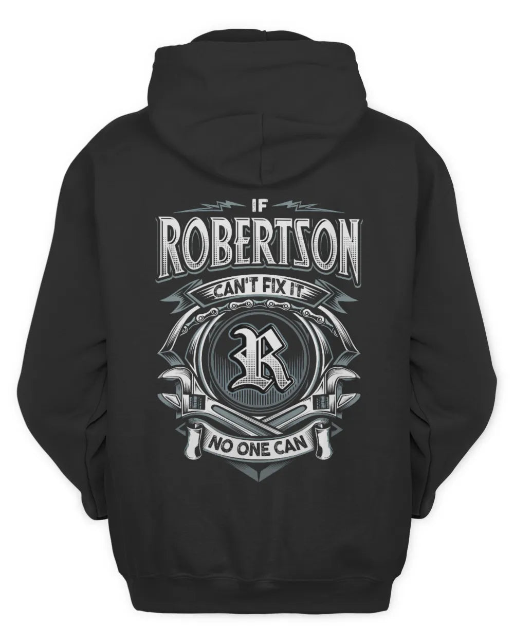 ROBERTSON AP81-K4-626 - Personalized Ahmed Quote Apparel “If Ahmed Can't Fix It, No One Can” - Unisex Hoodie - Black