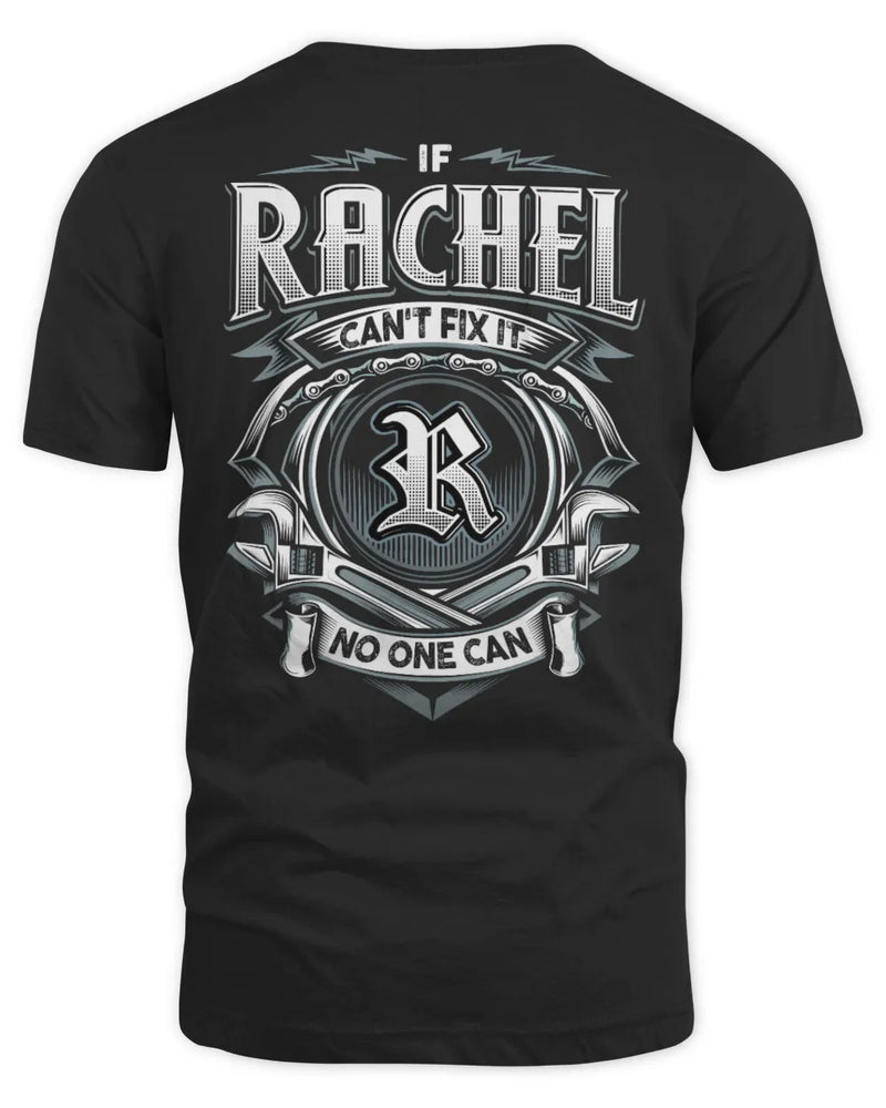 RACHEL AP81-K4-626 - Personalized Ahmed Quote Apparel “If Ahmed Can't Fix It, No One Can” - Unisex Standard T-Shirt - Black