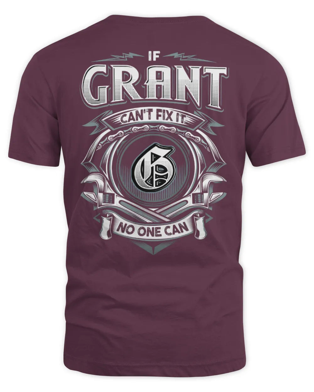 GRANT AP81-K4-626 - Personalized Ahmed Quote Apparel “If Ahmed Can't Fix It, No One Can” - Unisex Standard T-Shirt - Maroon