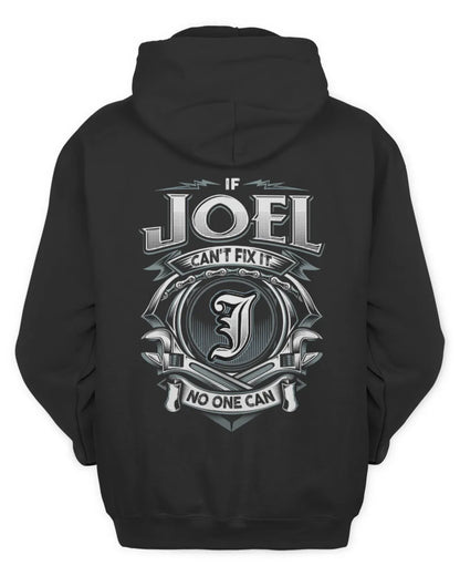 JOEL AP81-K4-626 - Personalized Ahmed Quote Apparel “If Ahmed Can't Fix It, No One Can” - Unisex Hoodie - Black