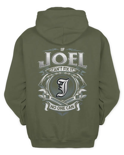 JOEL AP81-K4-626 - Personalized Ahmed Quote Apparel “If Ahmed Can't Fix It, No One Can” - Unisex Hoodie - Military Green