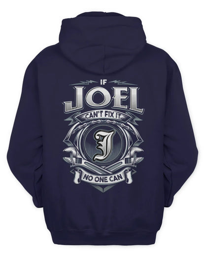 JOEL AP81-K4-626 - Personalized Ahmed Quote Apparel “If Ahmed Can't Fix It, No One Can” - Unisex Hoodie - Navy
