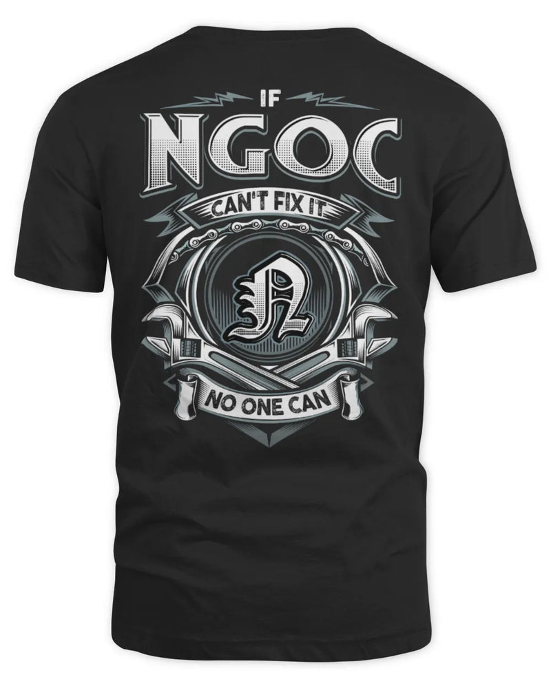 NGOC AP81-K4-626 - Personalized Ahmed Quote Apparel “If Ahmed Can't Fix It, No One Can” - Unisex Standard T-Shirt - Black
