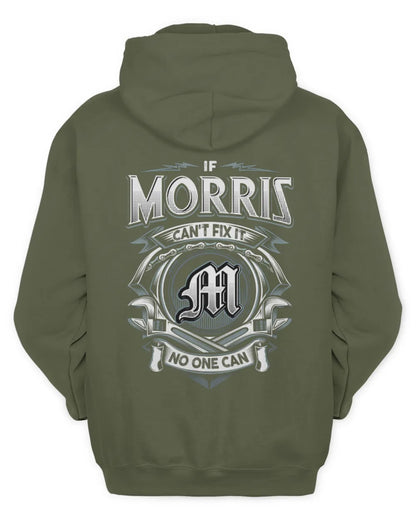 MORRIS AP81-K4-626 - Personalized Ahmed Quote Apparel “If Ahmed Can't Fix It, No One Can” - Unisex Hoodie - Military Green
