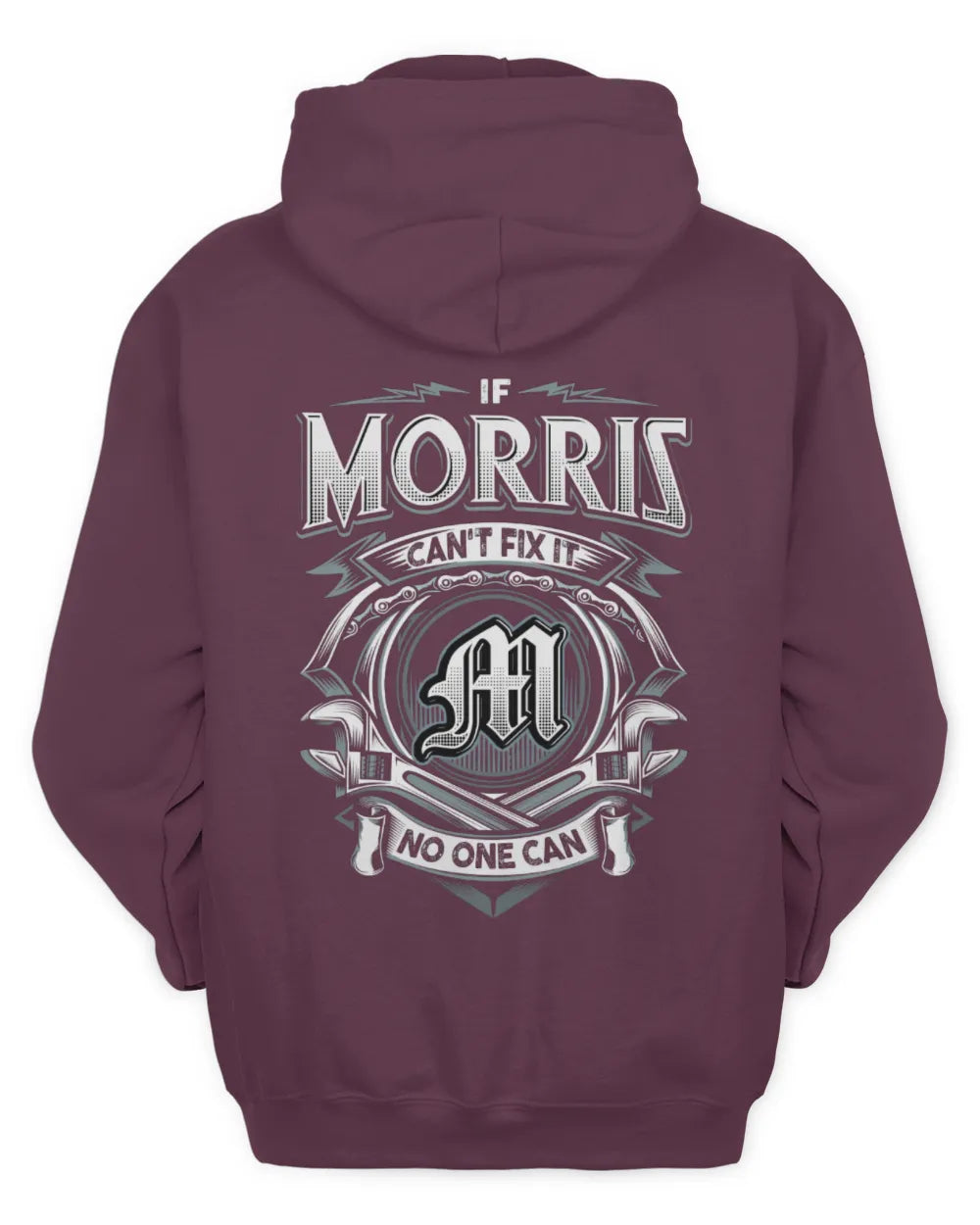 MORRIS AP81-K4-626 - Personalized Ahmed Quote Apparel “If Ahmed Can't Fix It, No One Can” - Unisex Hoodie - Maroon