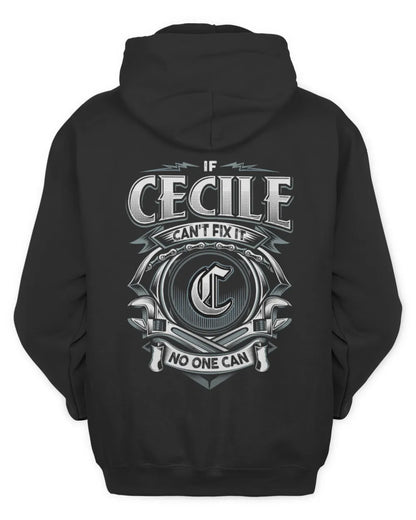 CECILE AP81-K4-626 - Personalized Ahmed Quote Apparel “If Ahmed Can't Fix It, No One Can” - Unisex Hoodie - Black