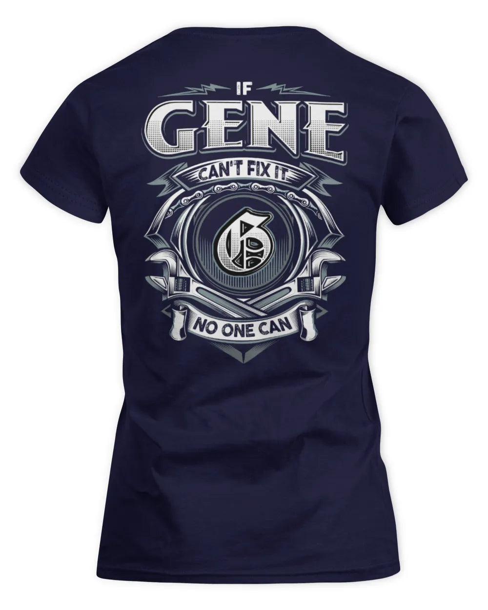 GENE AP81-K4-626 - Personalized Ahmed Quote Apparel “If Ahmed Can't Fix It, No One Can” - Women's Standard T-Shirt - Navy