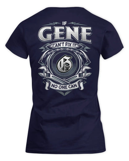 GENE AP81-K4-626 - Personalized Ahmed Quote Apparel “If Ahmed Can't Fix It, No One Can” - Women's Standard T-Shirt - Navy