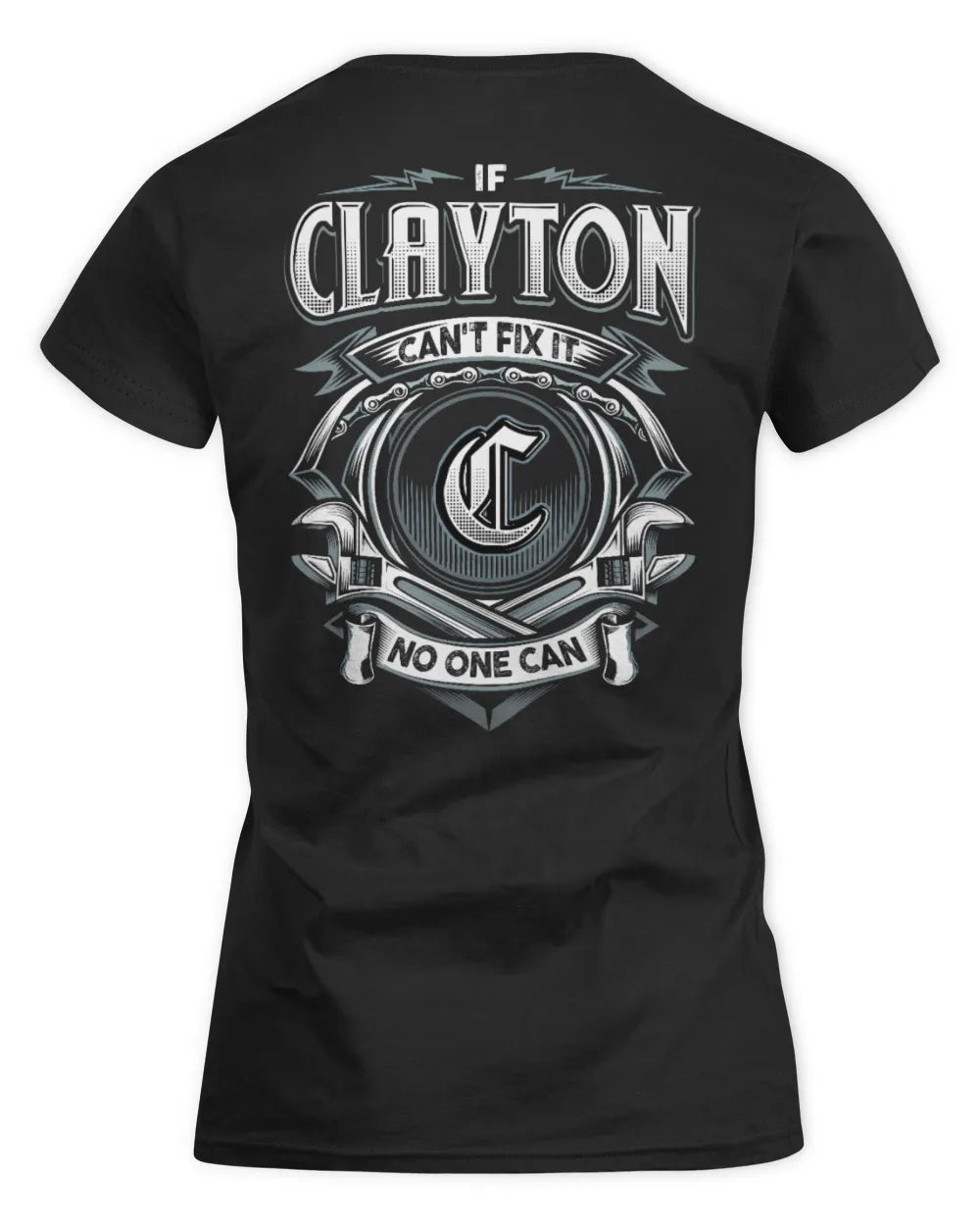 CLAYTON AP81-K4-626 - Personalized Ahmed Quote Apparel “If Ahmed Can't Fix It, No One Can” - Women's Standard T-Shirt - Black
