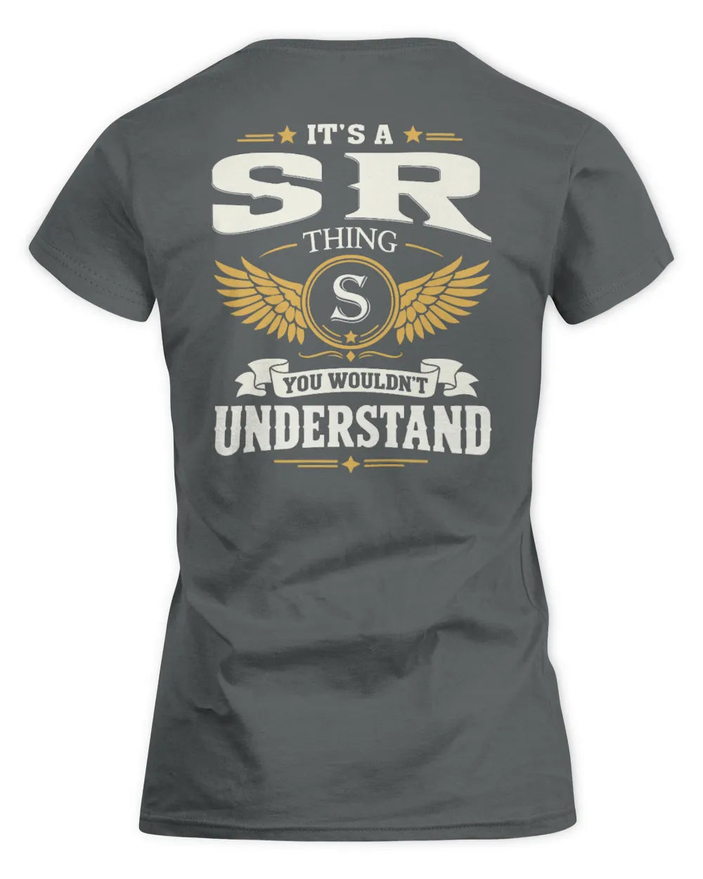 SR KT06-M008 It’s a [NAME] Thing – You Wouldn’t Understand | Personalized Vintage T-Shirt - Women's Standard T-Shirt - Charcoal