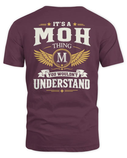 MOH KT06-M008 It’s a [NAME] Thing – You Wouldn’t Understand | Personalized Vintage T-Shirt - Unisex Standard T-Shirt - Maroon