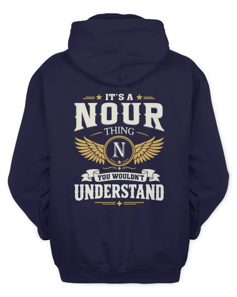 NOUR KT06-M008 It’s a [NAME] Thing – You Wouldn’t Understand | Personalized Vintage T-Shirt - Unisex Hoodie - Navy