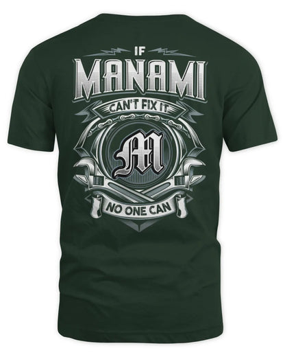 MANAMI AP81-K4-626 - Personalized Ahmed Quote Apparel “If Ahmed Can't Fix It, No One Can” - Unisex Standard T-Shirt - Forest Green