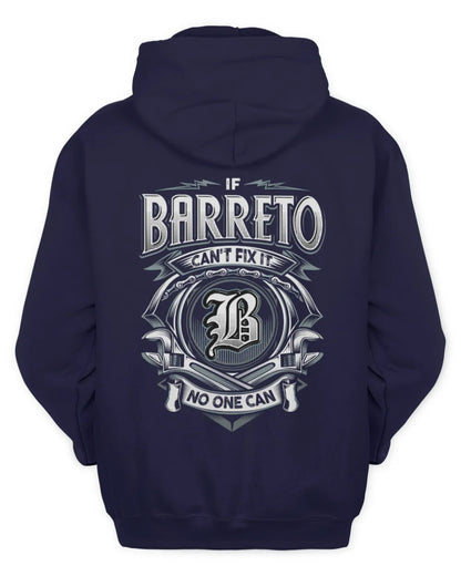 BARRETO AP81-K4-626 - Personalized Ahmed Quote Apparel “If Ahmed Can't Fix It, No One Can” - Unisex Hoodie - Navy