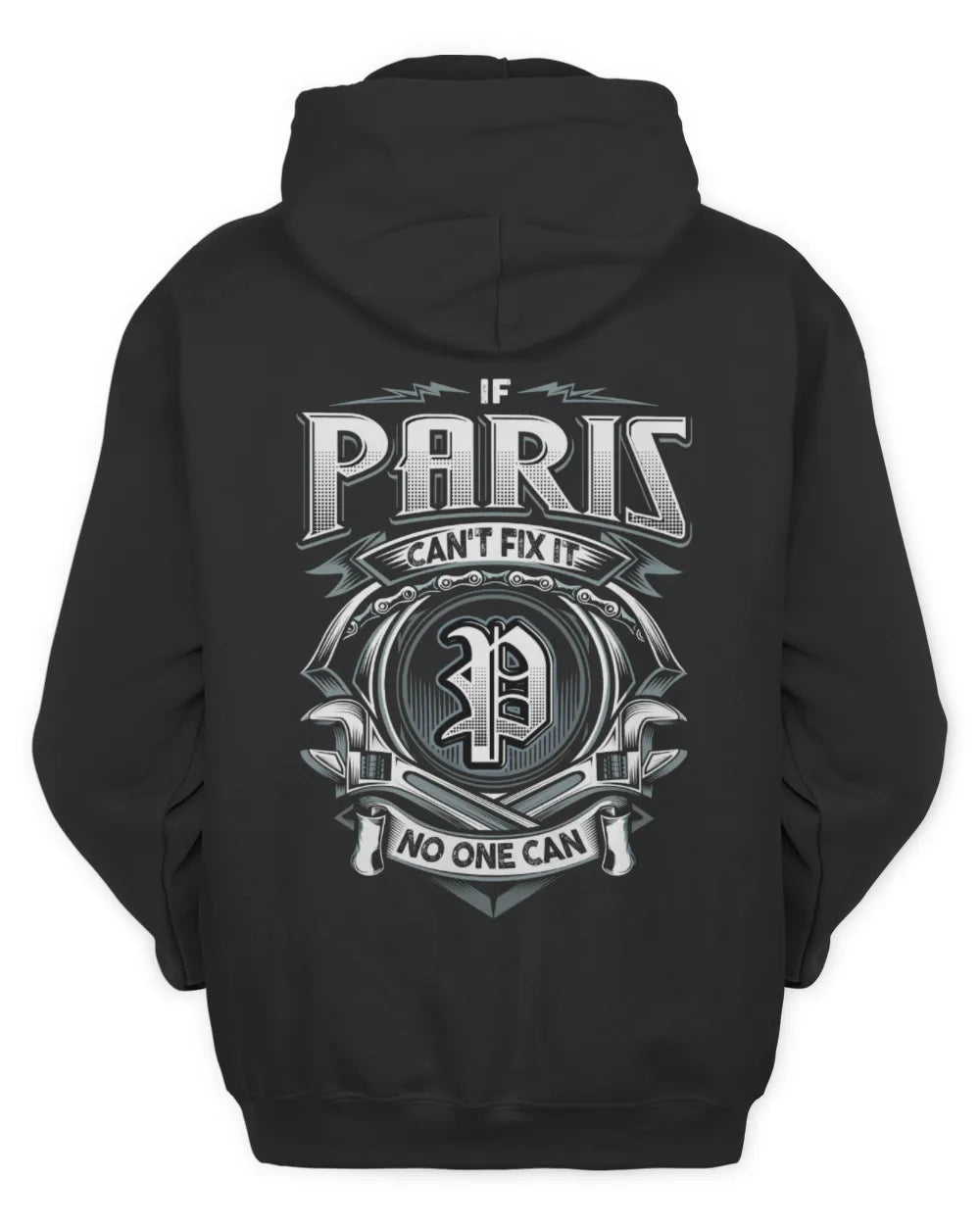 PARIS AP81-K4-626 - Personalized Ahmed Quote Apparel “If Ahmed Can't Fix It, No One Can” - Unisex Hoodie - Black