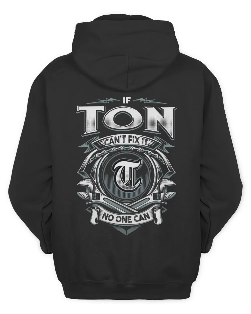 TON AP81-K4-626 - Personalized Ahmed Quote Apparel “If Ahmed Can't Fix It, No One Can” - Unisex Hoodie - Black