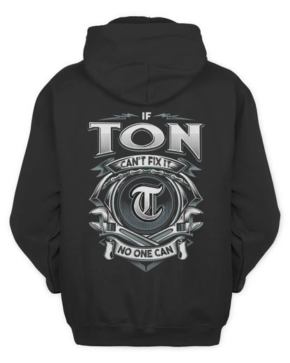TON AP81-K4-626 - Personalized Ahmed Quote Apparel “If Ahmed Can't Fix It, No One Can” - Unisex Hoodie - Black