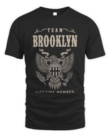 BROOKLYN TP06-K82 – Personalized Classic Style Apparel “Team NAME Lifetime Member” - Unisex Standard T-Shirt - Black