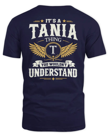 TANIA KT06-M008 It’s a [NAME] Thing – You Wouldn’t Understand | Personalized Vintage T-Shirt - Unisex Standard T-Shirt - Navy
