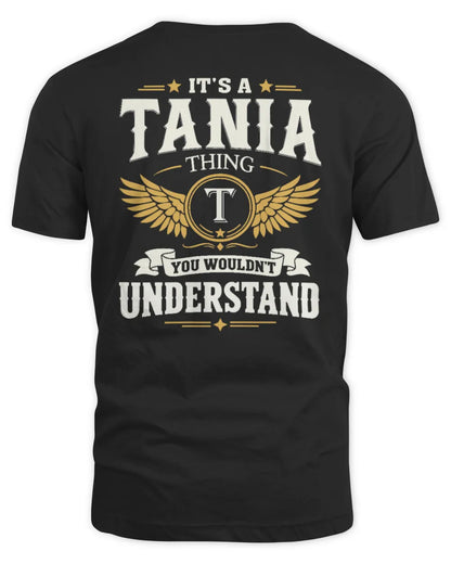 TANIA KT06-M008 It’s a [NAME] Thing – You Wouldn’t Understand | Personalized Vintage T-Shirt - Unisex Standard T-Shirt - Black