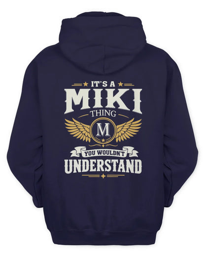 MIKI KT06-M008 It’s a [NAME] Thing – You Wouldn’t Understand | Personalized Vintage T-Shirt - Unisex Hoodie - Navy