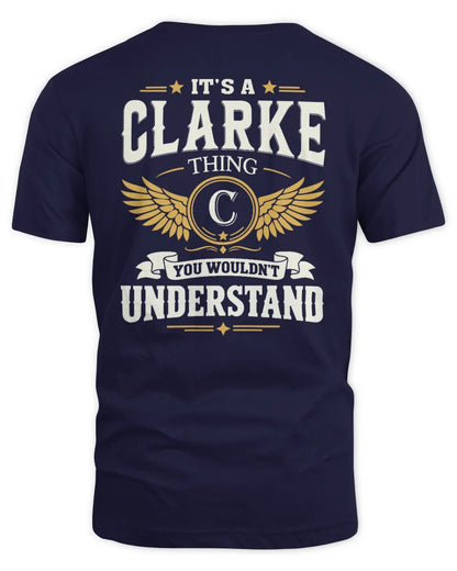 CLARKE KT06-M008 It’s a [NAME] Thing – You Wouldn’t Understand | Personalized Vintage T-Shirt - Unisex Standard T-Shirt - Navy