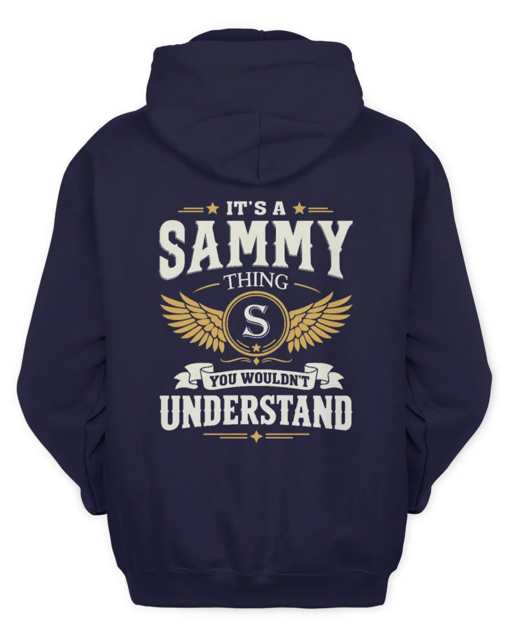 SAMMY KT06-M008 It’s a [NAME] Thing – You Wouldn’t Understand | Personalized Vintage T-Shirt - Unisex Hoodie - Navy