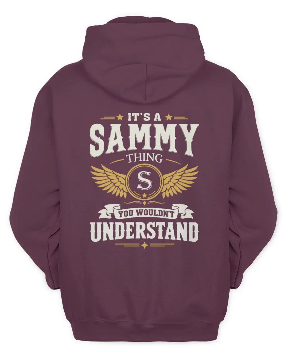 SAMMY KT06-M008 It’s a [NAME] Thing – You Wouldn’t Understand | Personalized Vintage T-Shirt - Unisex Hoodie - Maroon