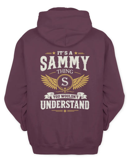 SAMMY KT06-M008 It’s a [NAME] Thing – You Wouldn’t Understand | Personalized Vintage T-Shirt - Unisex Hoodie - Maroon