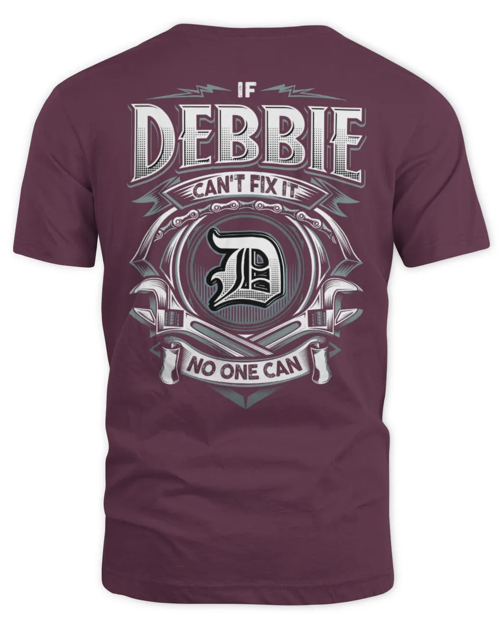 DEBBIE AP81-K4-626 - Personalized Ahmed Quote Apparel “If Ahmed Can't Fix It, No One Can” - Unisex Standard T-Shirt - Maroon