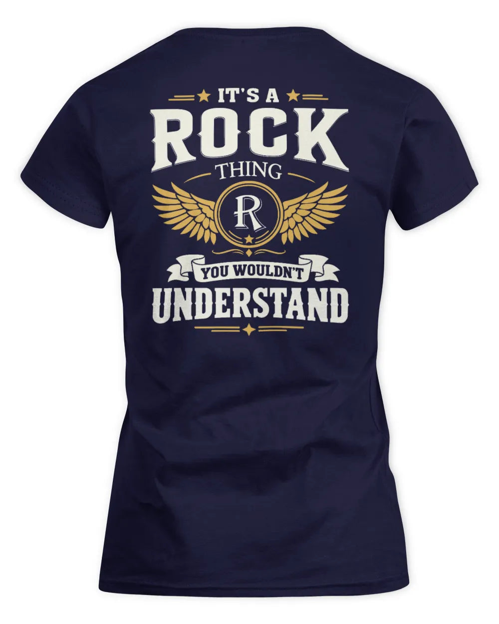ROCK KT06-M008 It’s a [NAME] Thing – You Wouldn’t Understand | Personalized Vintage T-Shirt - Women's Standard T-Shirt - Navy