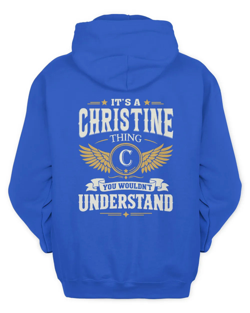 CHRISTINE KT06-M008 It’s a [NAME] Thing – You Wouldn’t Understand | Personalized Vintage T-Shirt - Unisex Hoodie - Royal