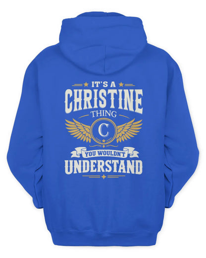 CHRISTINE KT06-M008 It’s a [NAME] Thing – You Wouldn’t Understand | Personalized Vintage T-Shirt - Unisex Hoodie - Royal