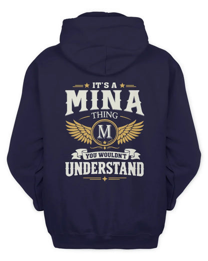 MINA KT06-M008 It’s a [NAME] Thing – You Wouldn’t Understand | Personalized Vintage T-Shirt - Unisex Hoodie - Navy