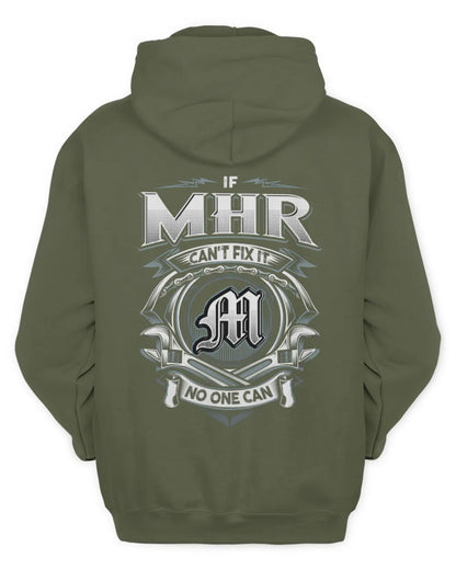 MHR AP81-K4-626 - Personalized Ahmed Quote Apparel “If Ahmed Can't Fix It, No One Can” - Unisex Hoodie - Military Green