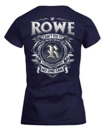 ROWE AP81-K4-626 - Personalized Ahmed Quote Apparel “If Ahmed Can't Fix It, No One Can” - Women's Standard T-Shirt - Navy