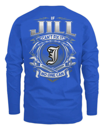 JILL AP81-K4-626 - Personalized Ahmed Quote Apparel “If Ahmed Can't Fix It, No One Can” - Men's Long Sleeved T-Shirt - Royal