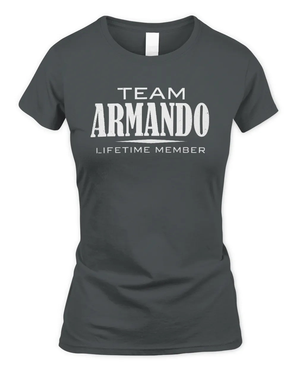 ARMANDO BL62-K4-128 - Personalized “Team NAME Lifetime Member” - Women's Standard T-Shirt - Charcoal